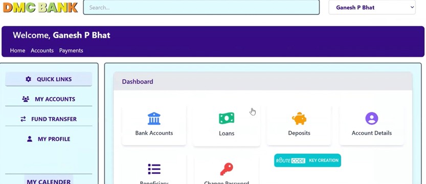 Route Code authentication implemented to DMC Bank